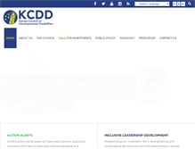 Tablet Screenshot of kcdd.org